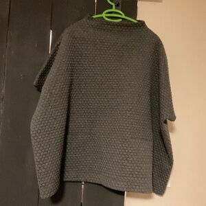Opus box vest …very generous in charcoal grey